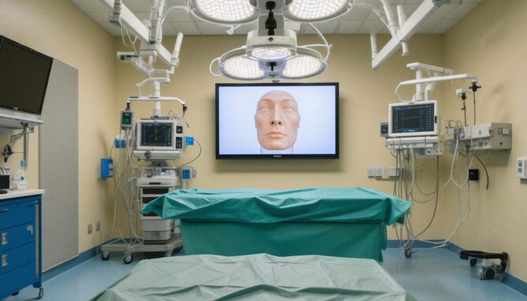 rhinoplasty modern operating room