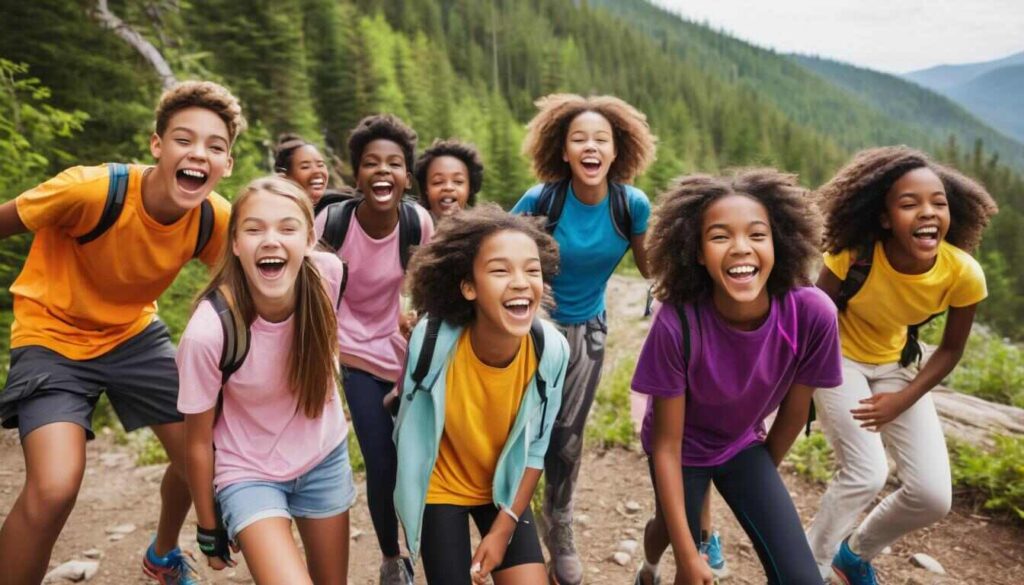 vibrant teenage friendship