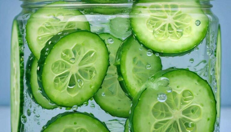home refreshing cucumber slices