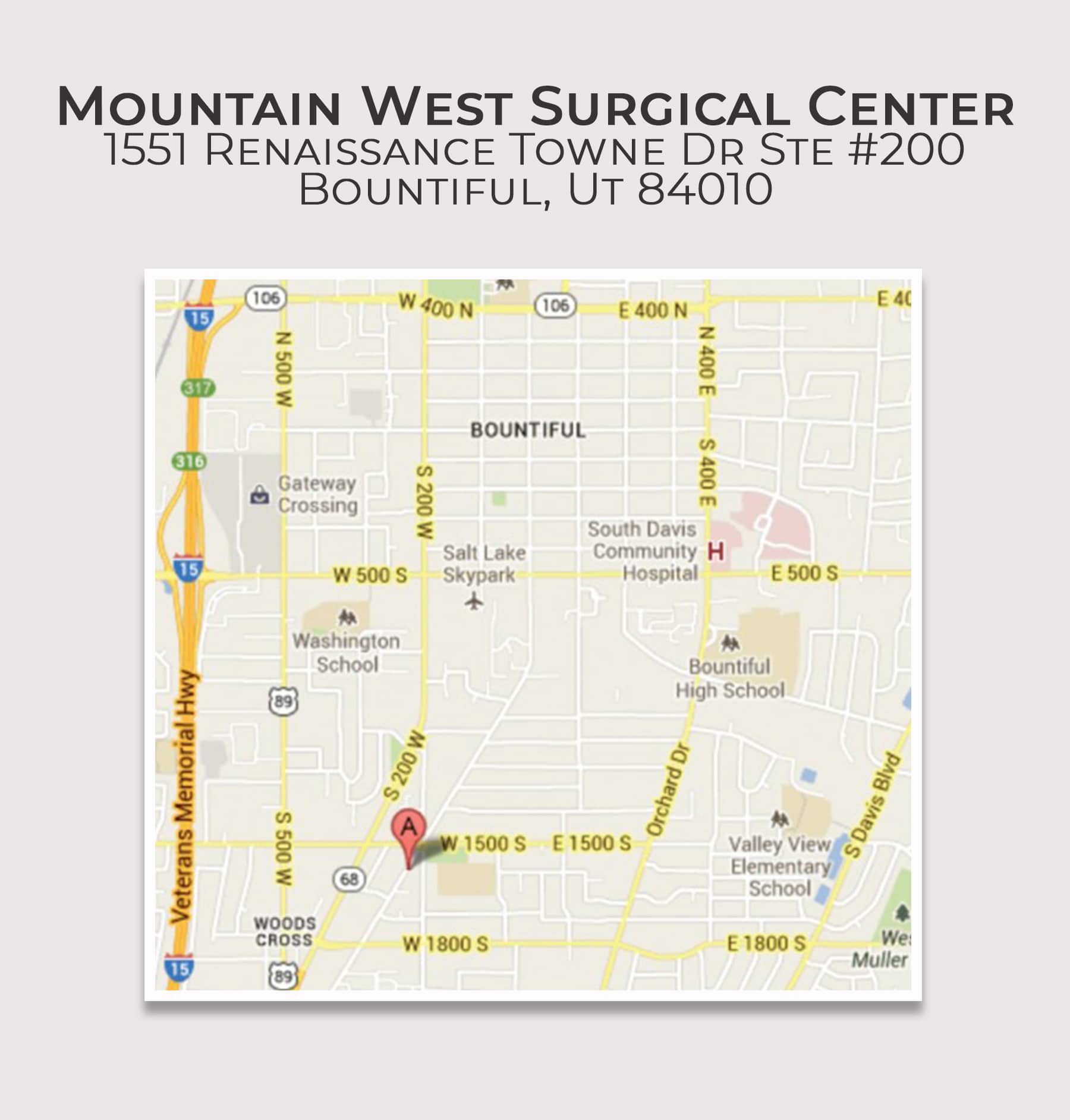 Mountain west surgical center
