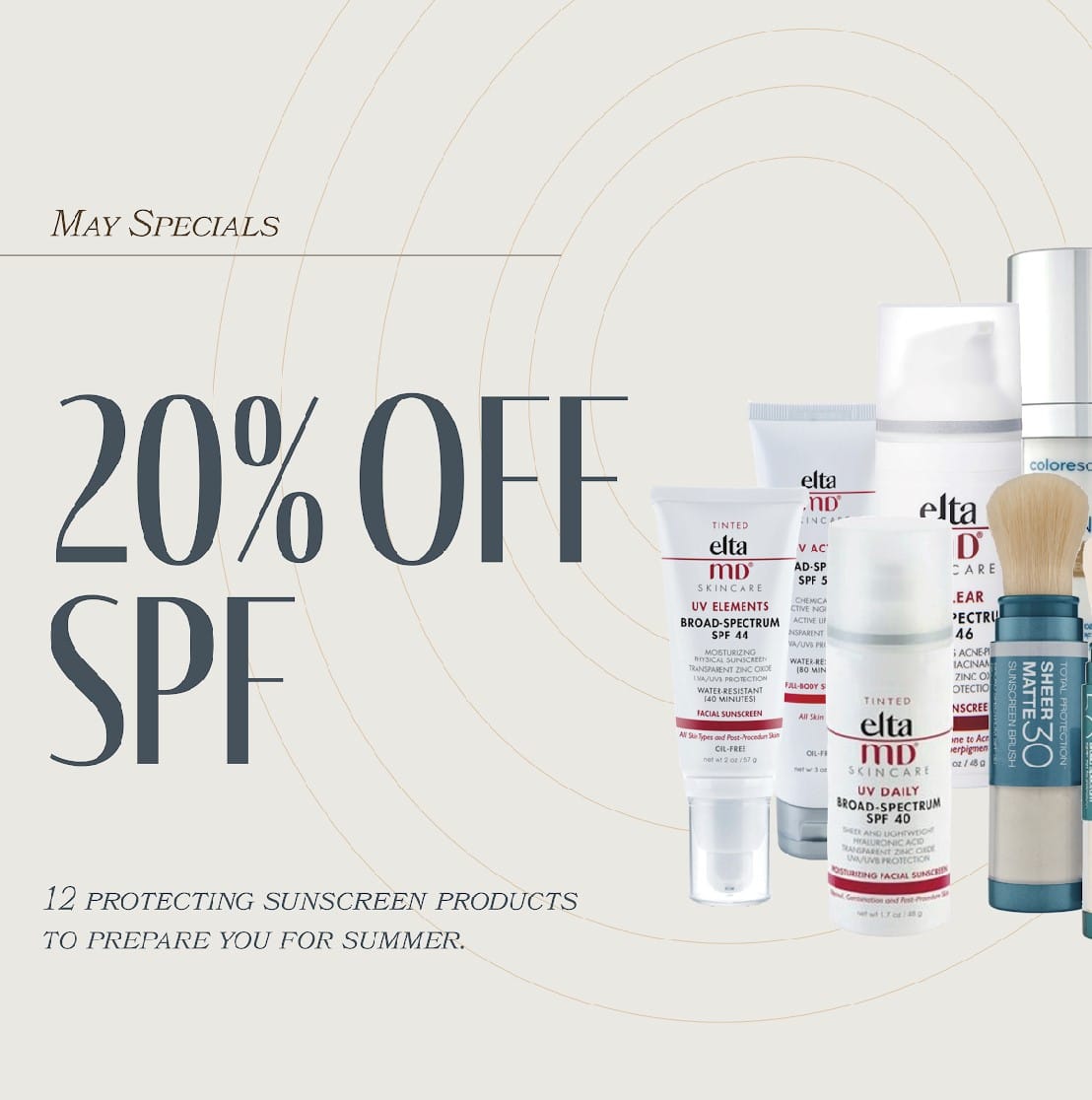 May Sunscreen Special