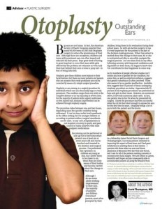 otoplasty, ear pinning surgery article in utah