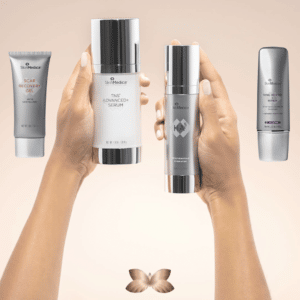 Skincare bottles