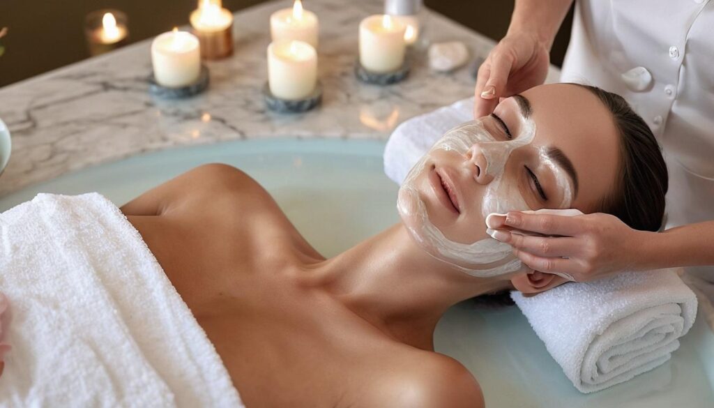 wedding spa skincare regimen