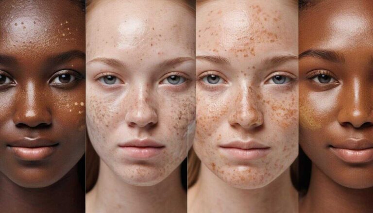 Distinct skin types