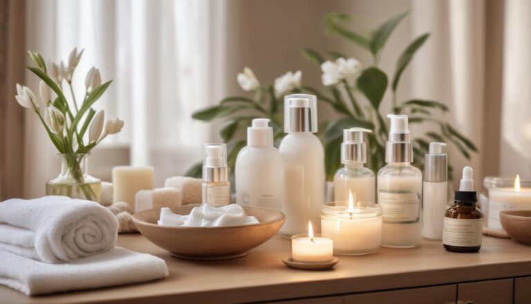 relaxing spa environment
