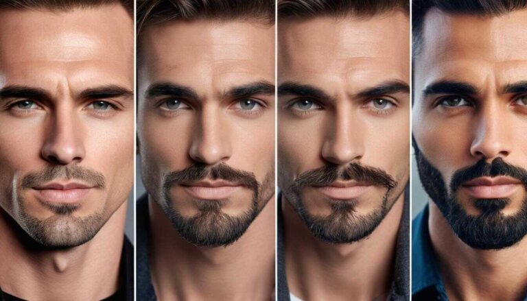 enhancing jawline with facial hair