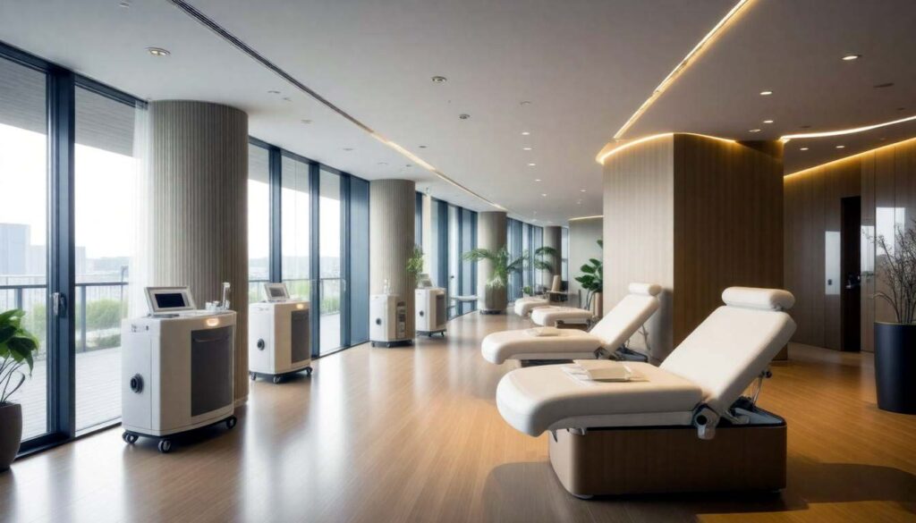 modern med spa interior