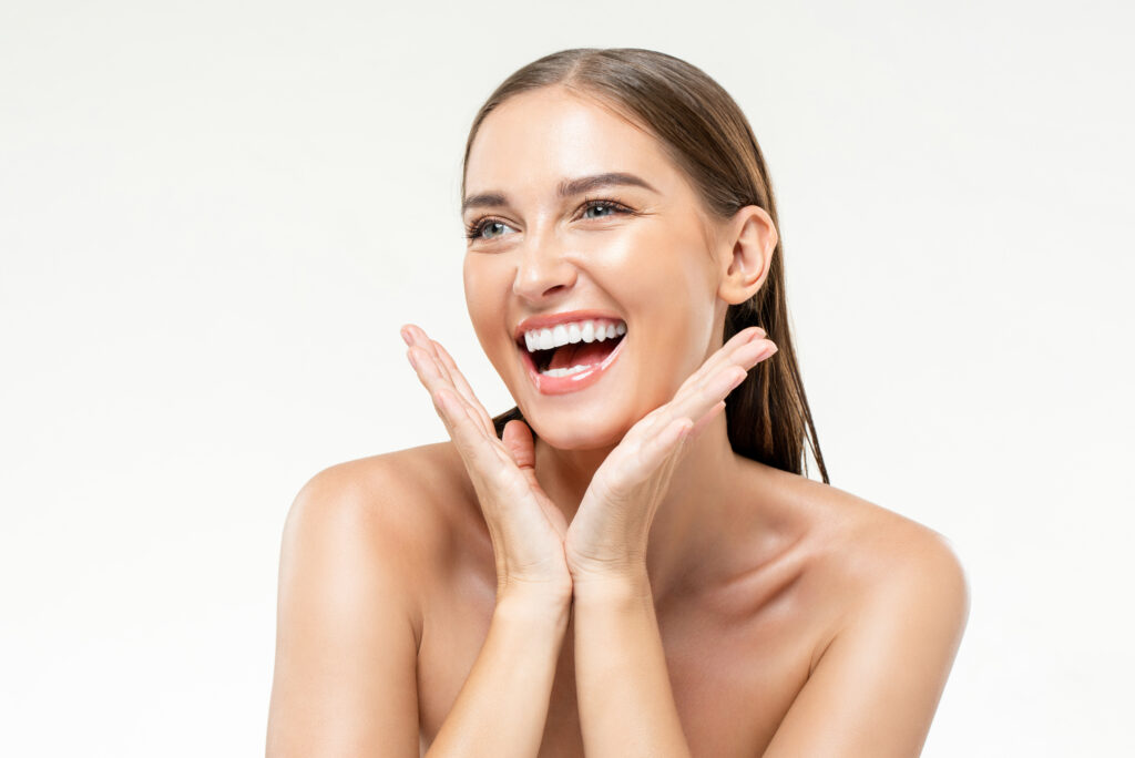 Woman with youthful, smooth skin after chemcial peel treatment in Salt Lake City, UT