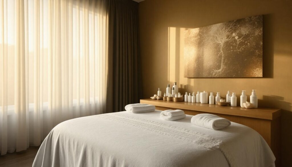 deep plane neck lift spa treatment room