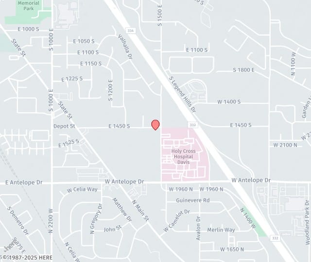 Location Map: 2255 N 1700 W Layton, UT 84041