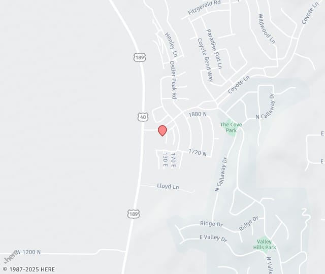 Location Map: 1776 U.S. Hwy 40 Heber City, UT 84032