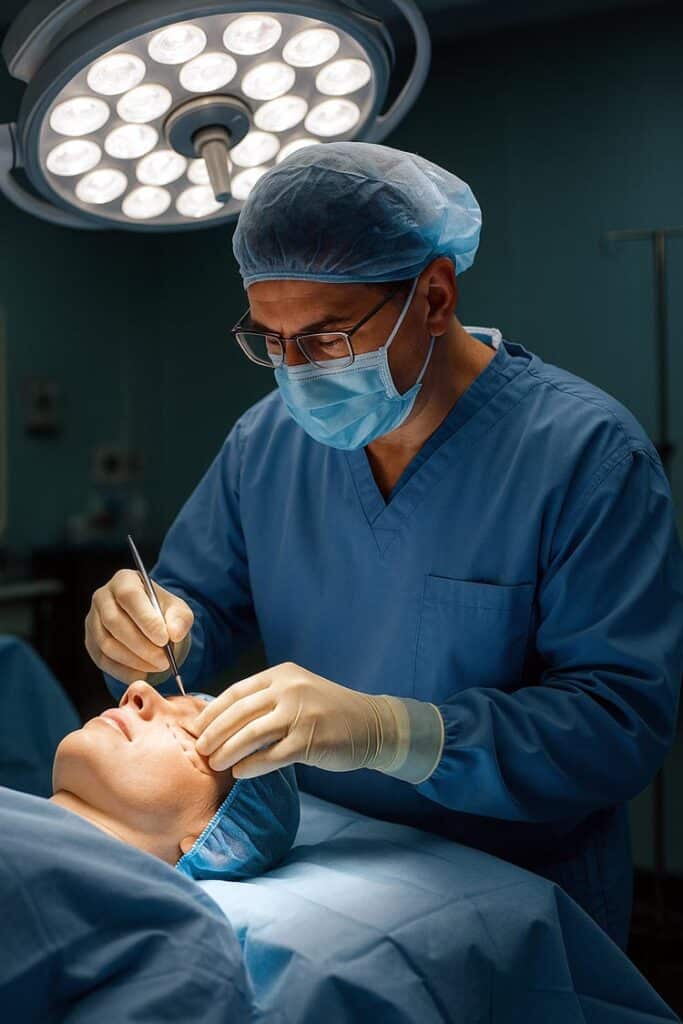 fix lagophthalmos after blepharoplasty