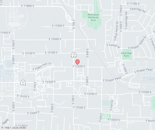 Location Map: 723 E 12200 S Draper, UT 84020