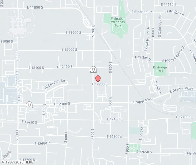 Location Map: 723 E 12200 S Draper, UT 84020