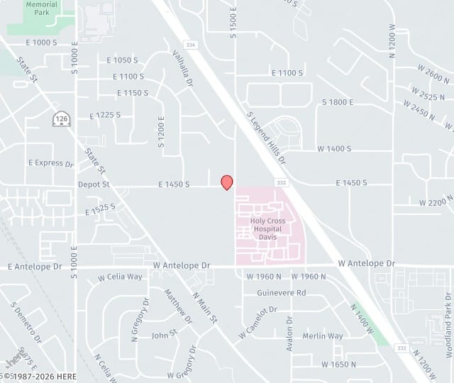 Location Map: 2255 N 1700 W Layton, UT 84041
