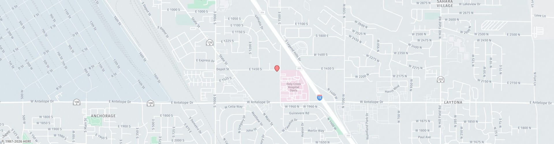 Mapa de ubicación: 2255 N 1700 W Layton, UT 84041