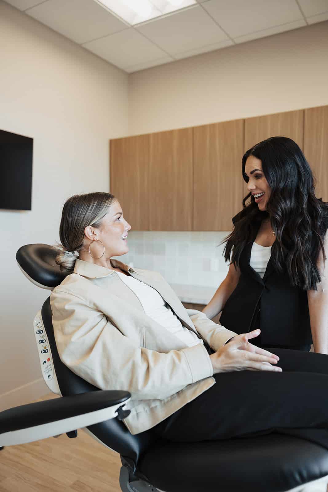 Utah Facial Plastics patient from Park City meeting with a provider for a personalized Botox consultation.