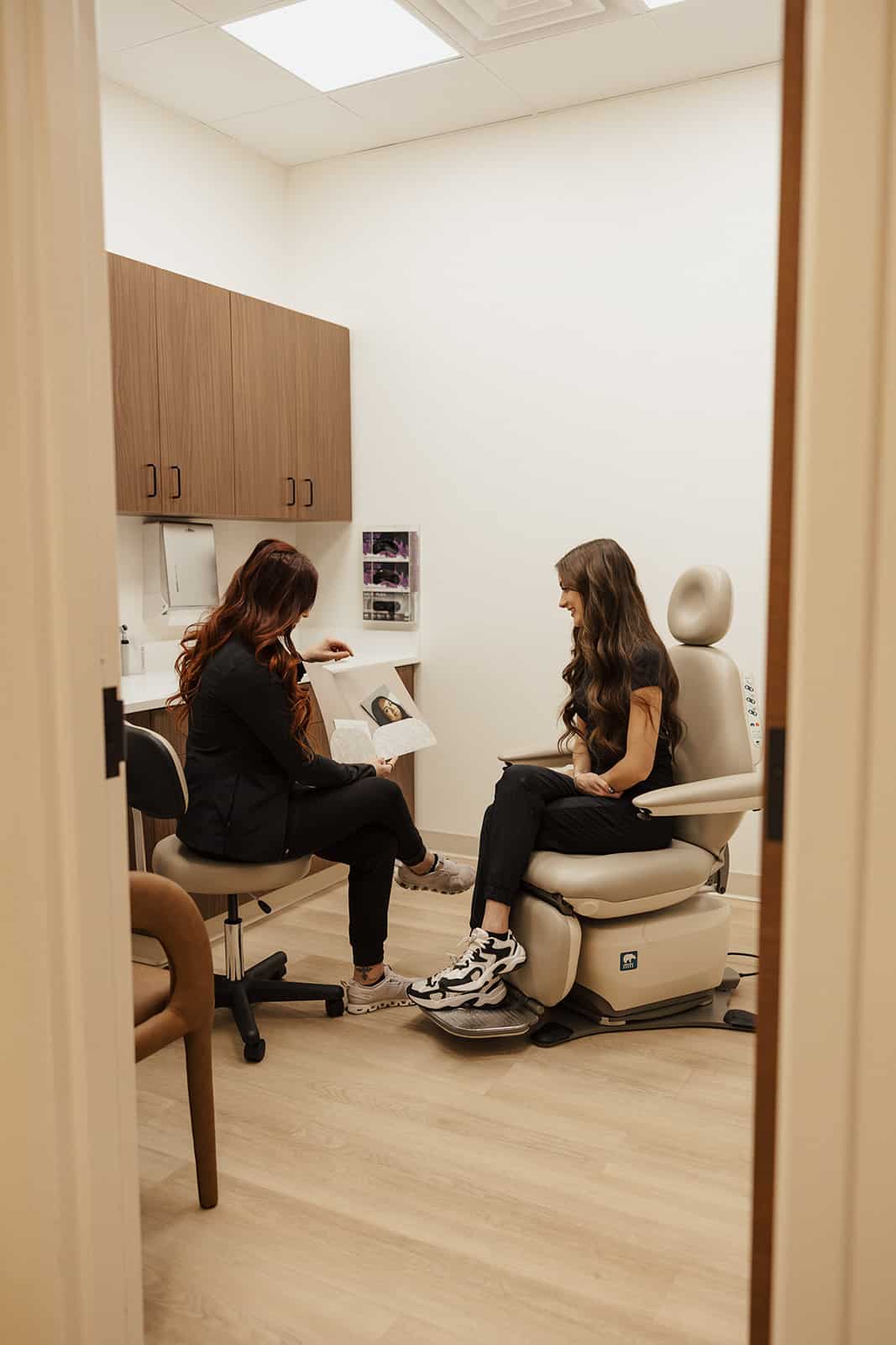 Consultation with an injector at Utah Facial Plastics